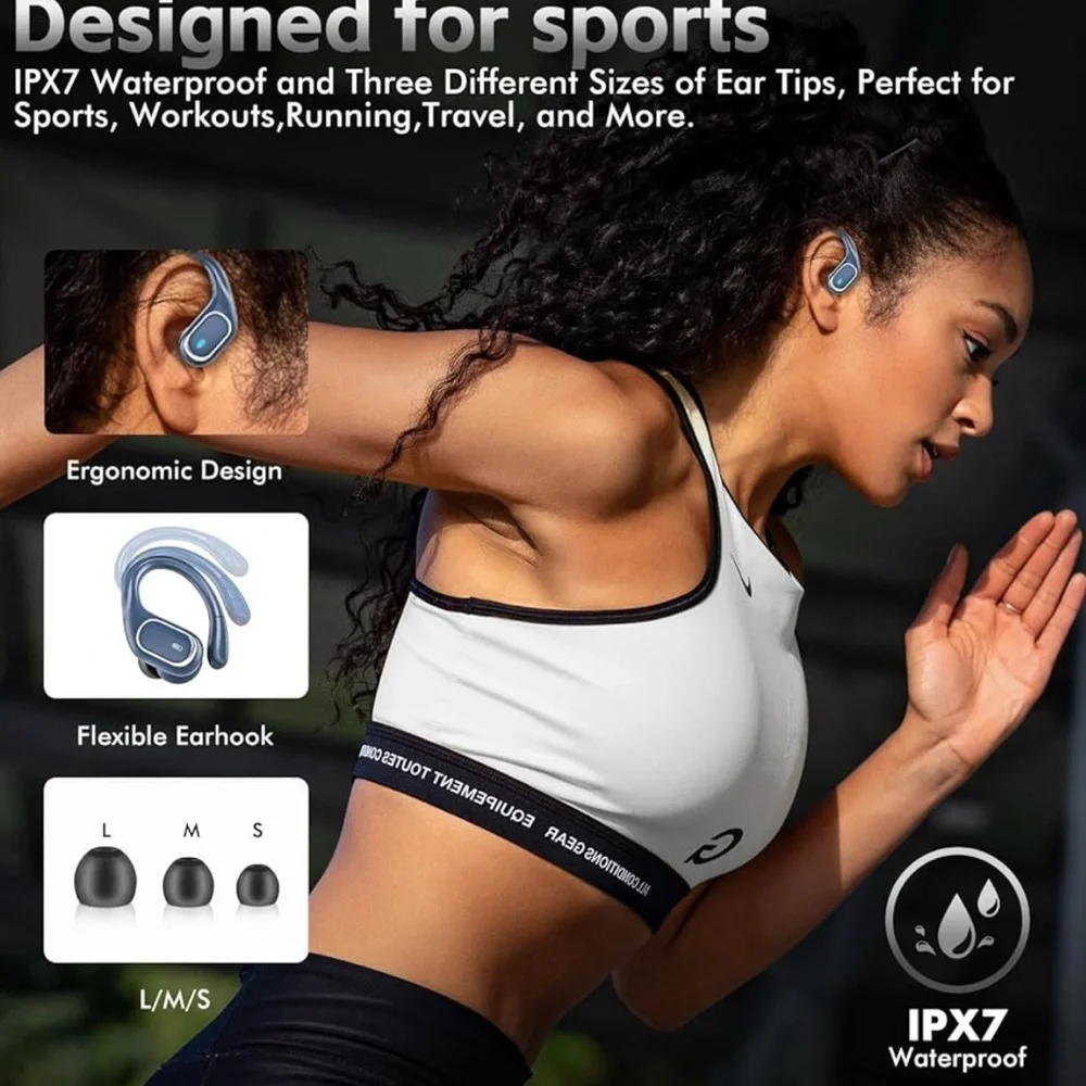 FLASH SALE TODAY ONLY Wireless Bluetooth Earbuds with Charging Case - Blue